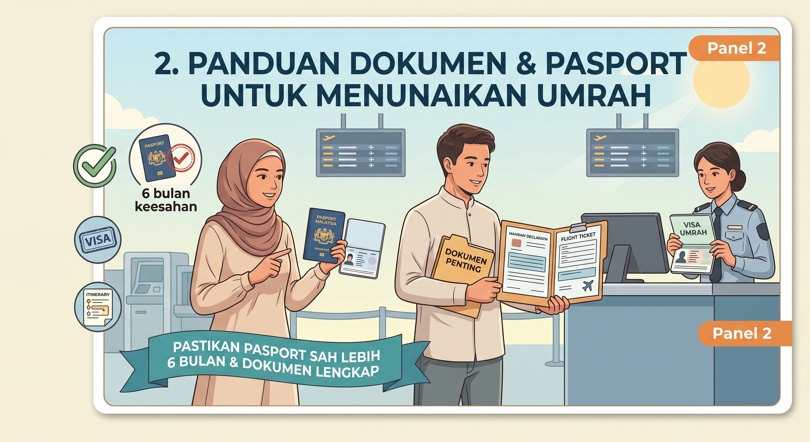 Hafiz Travel pilgrims keeping travel documents secure