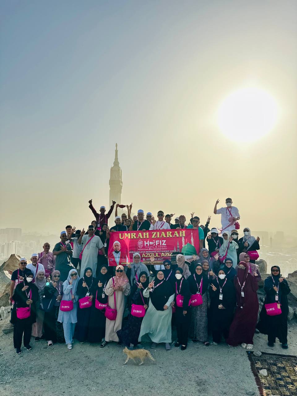 Jemaah Hafiz Travel mengikuti bimbingan sebelum Umrah