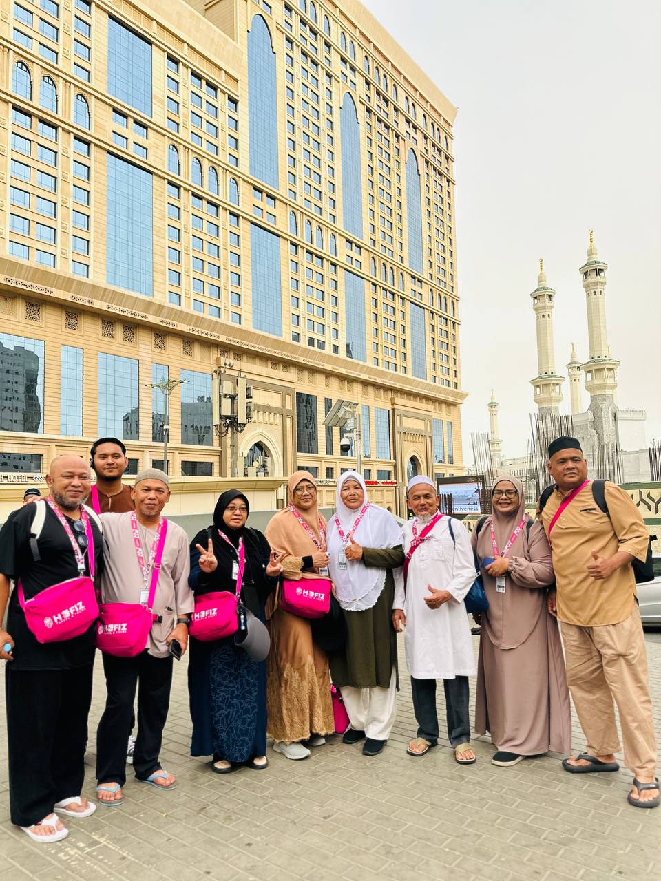 Aktiviti jemaah Hafiz Travel ketika menunaikan Umrah