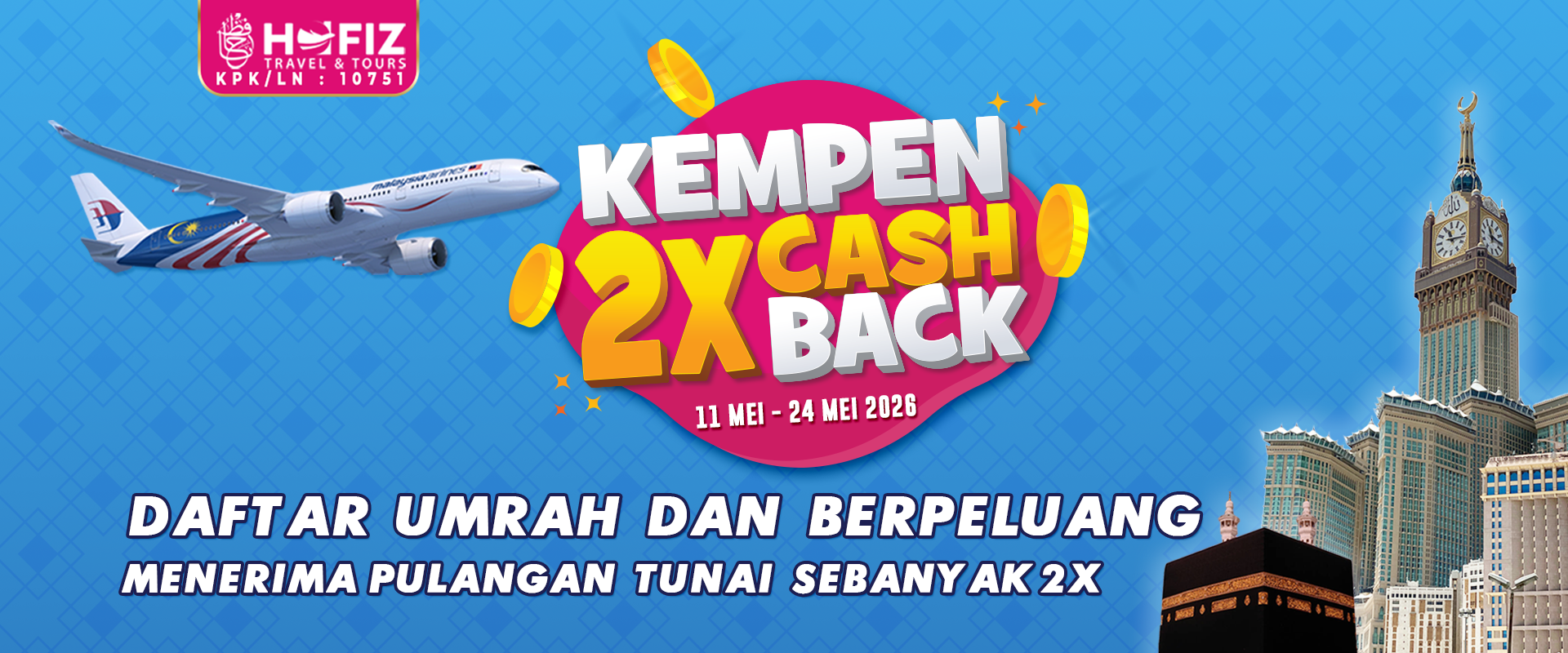 Kempen 2X CASHBACK (Website Header)
